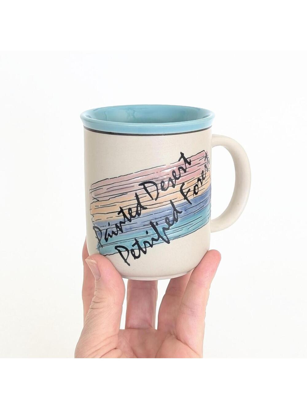 Vintage Painted Desert Petrified Forest Souvenir Coffee Mug